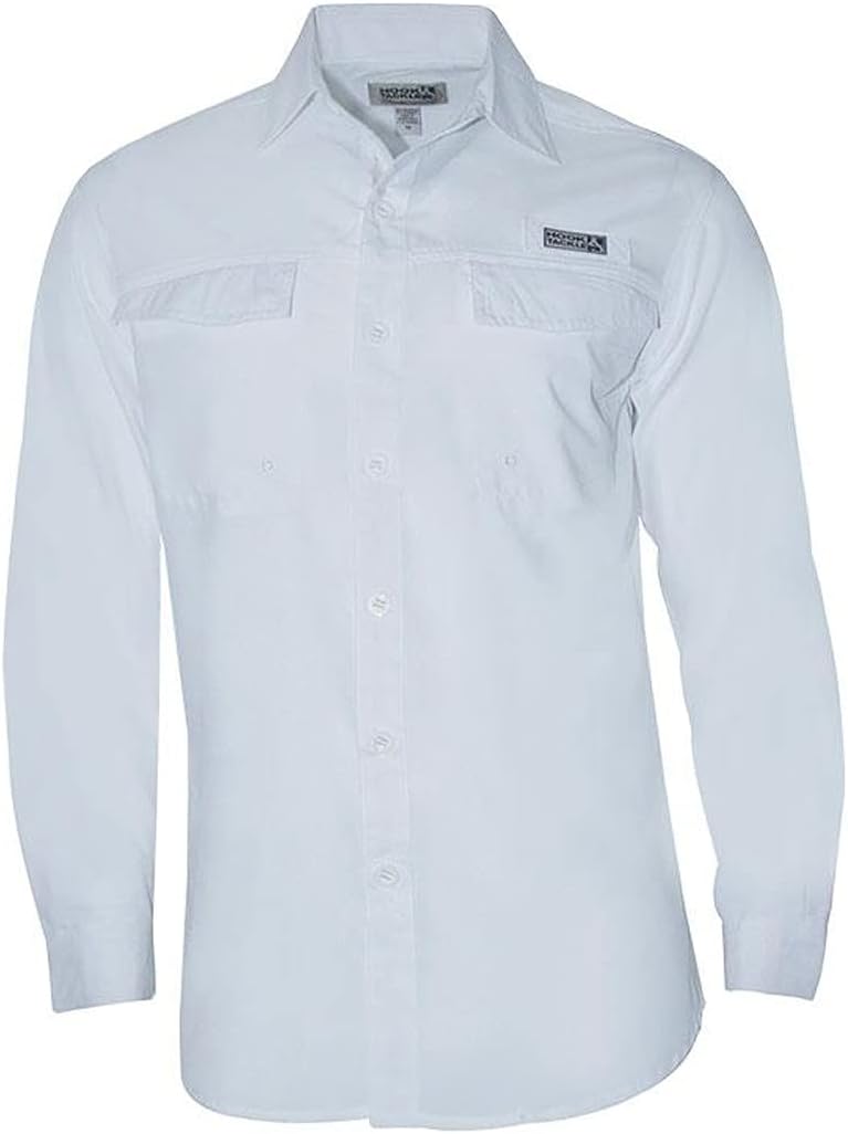 Hook & Tackle® Men's Coastline Long Sleeve Shirt - White