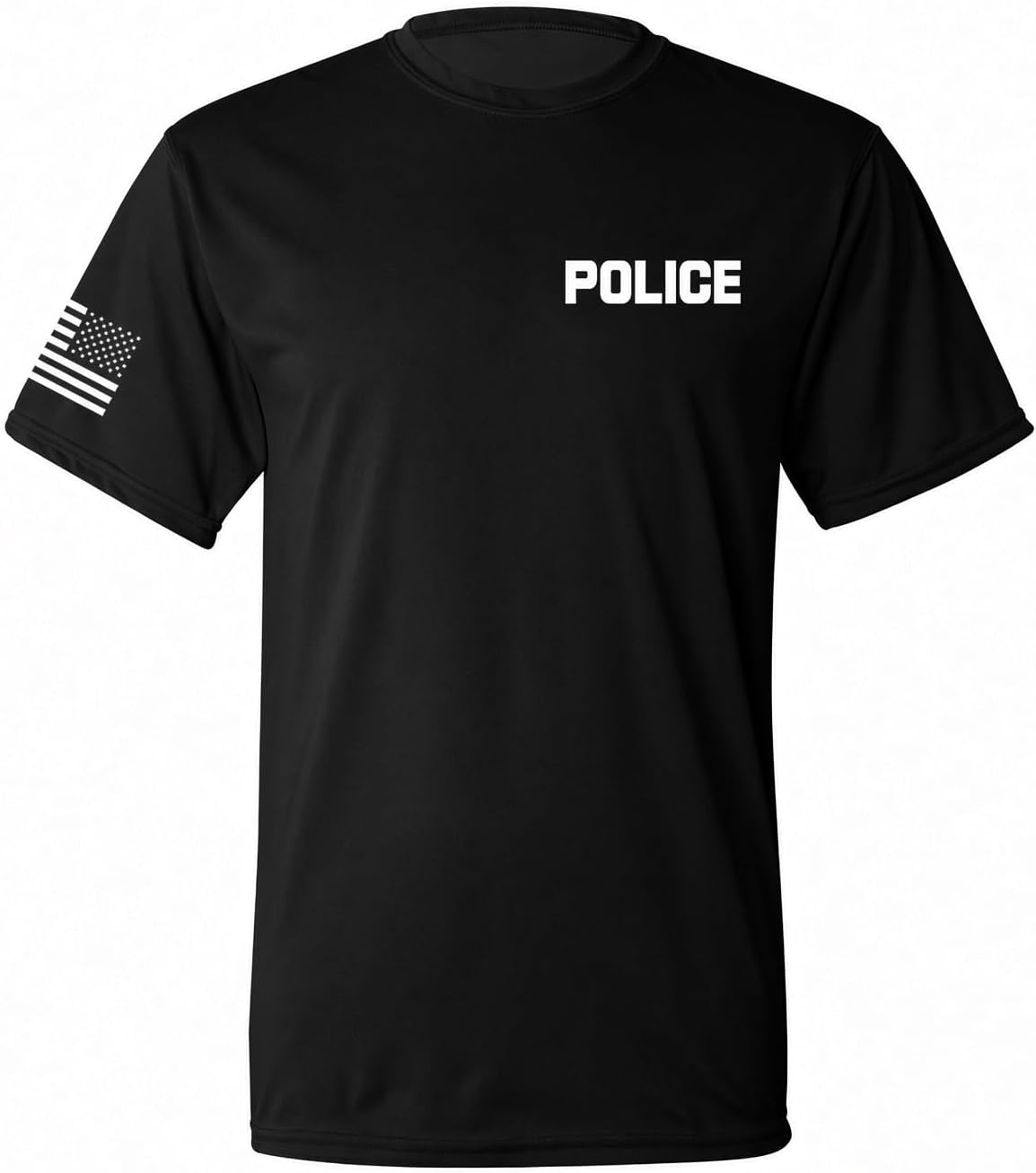 Law Enforcement - Police EMS FBI Fire Rescue Sheriff K-9 Two-Sided T-Shirt | Halloween Costume Cosplay Accessory -