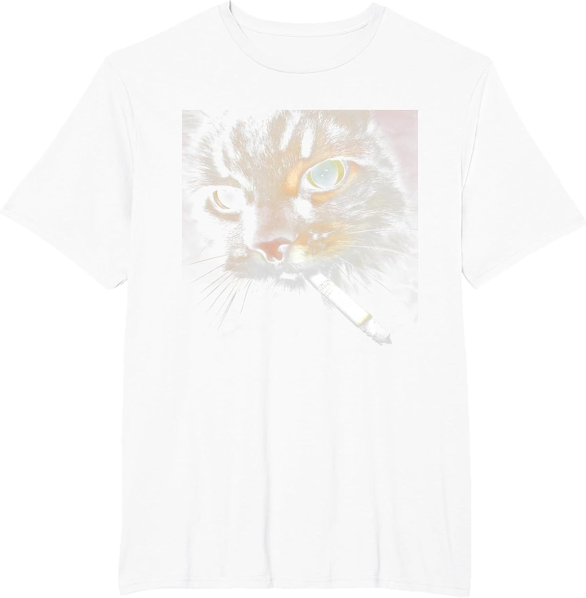 Cat Photo T-Shirt - White