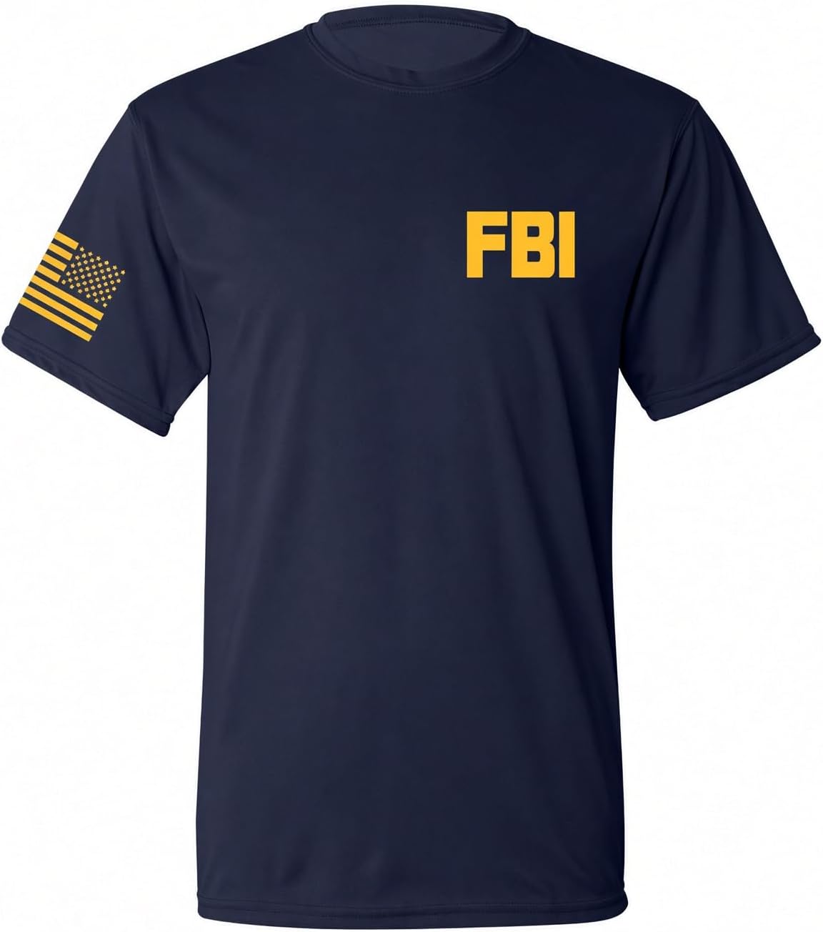 Law Enforcement - Police EMS FBI Fire Rescue Sheriff K-9 Two-Sided T-Shirt | Halloween Costume Cosplay Accessory - Fbi_navy
