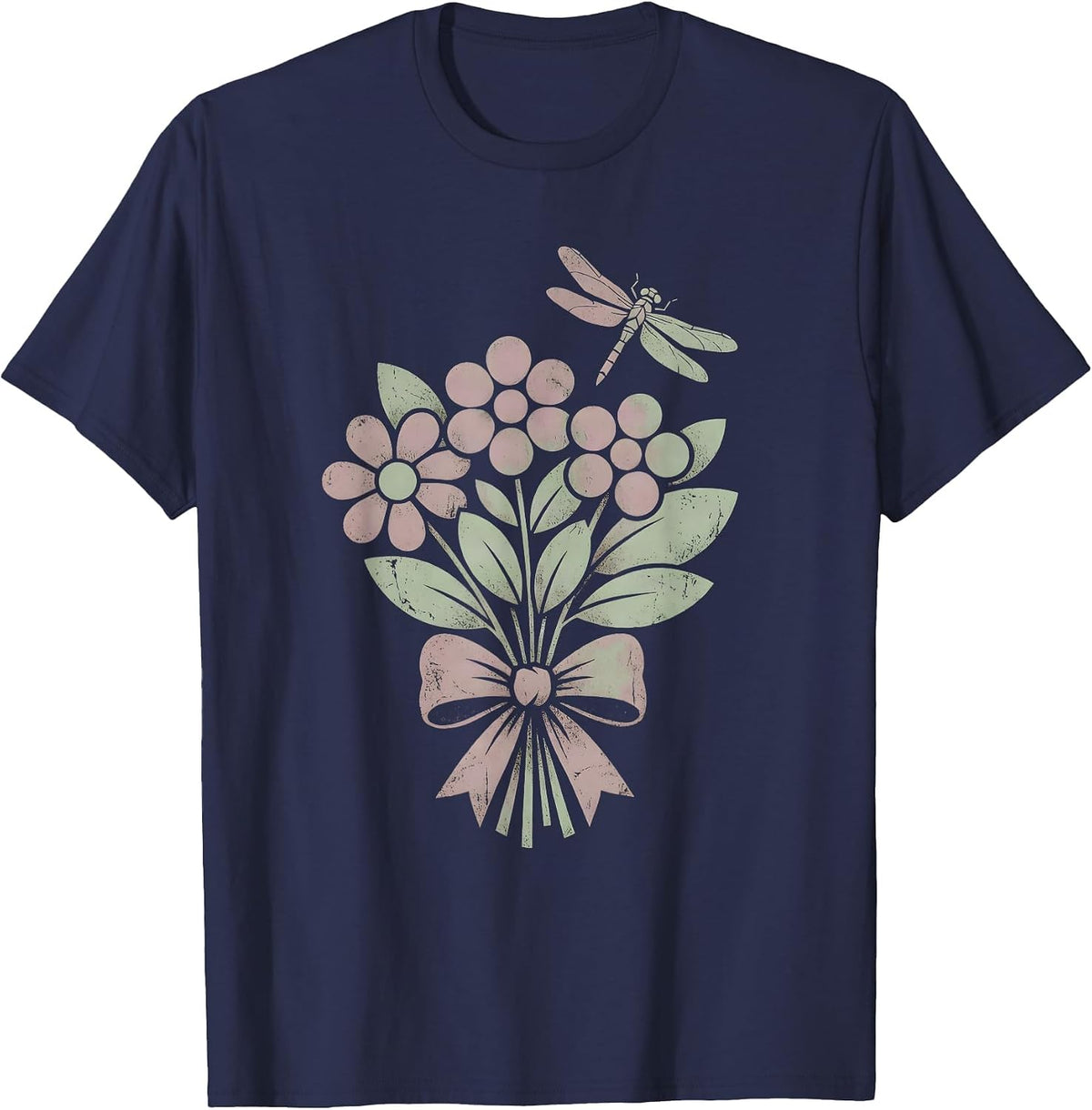 Men's Weightless Woman Floating in Deep Space Design T-Shirt - Navy Blue