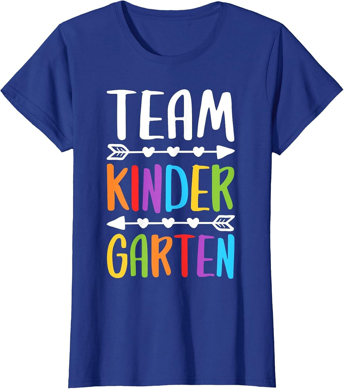 Team Kindergarten Shirt Boy Girl Teacher Back to School T-Shirt - Royal Blue