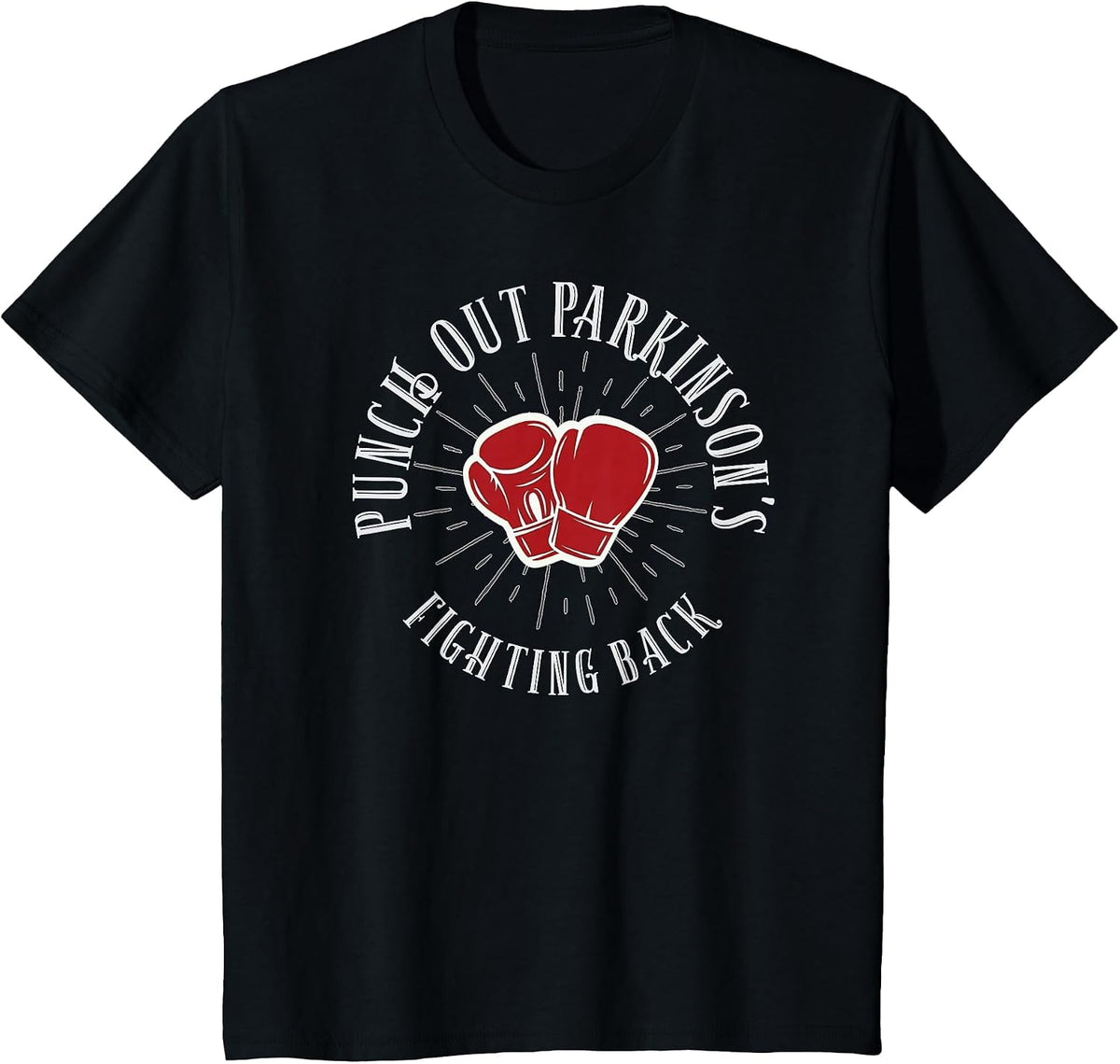 Parkinson Punch Out T-Shirt - Black