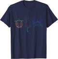 Sea Creature Halloween Spooky Turtle Hammerhead Whale Shark T-Shirt - Navy Blue