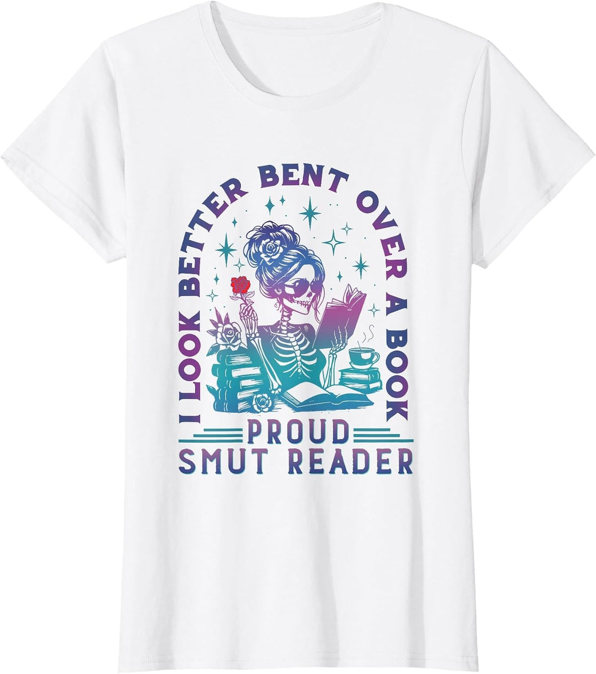 Funny Bookish T-Shirt - White