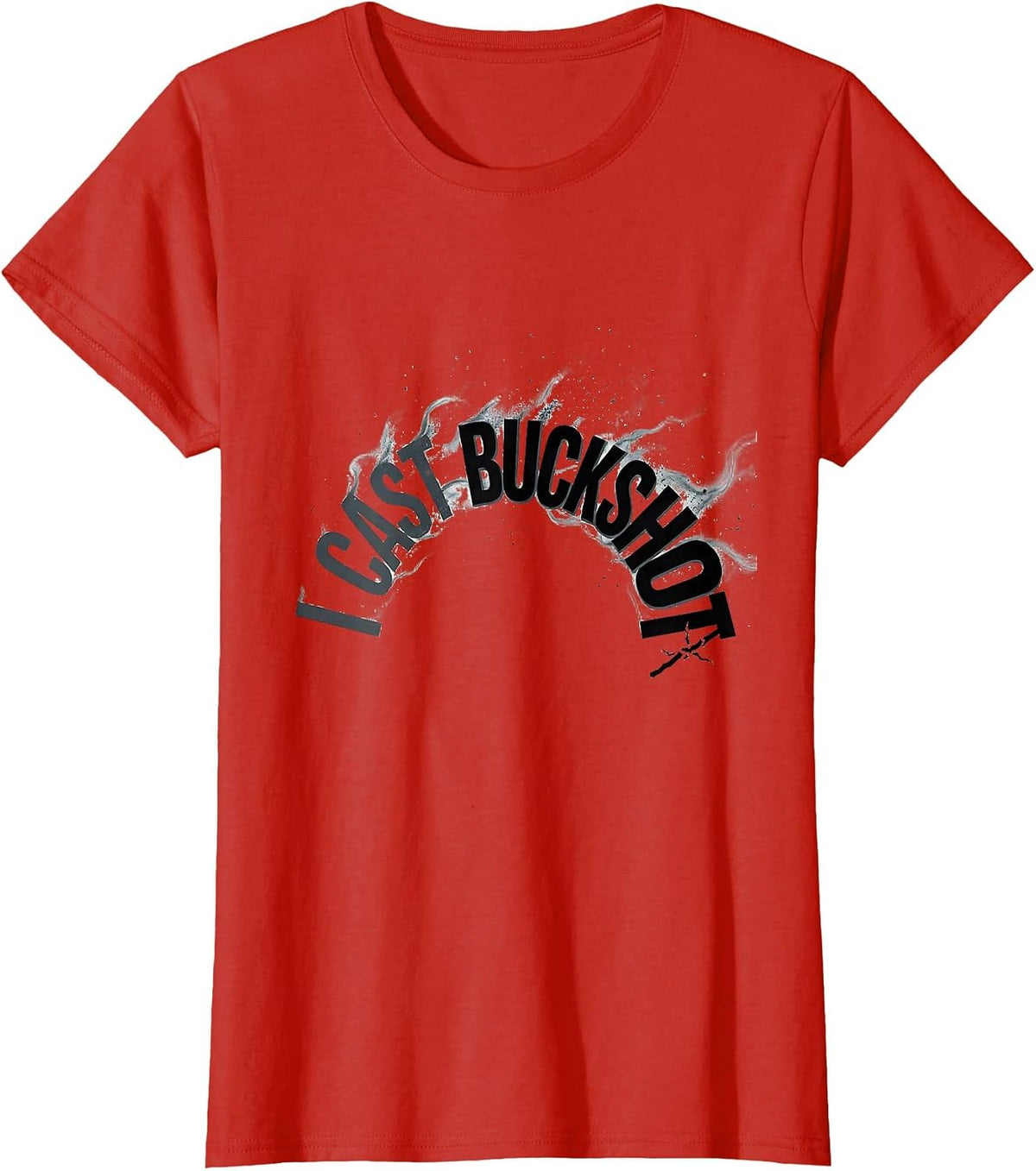 I Cast Buckshot Dark Humor Wizard Fantasy Meme T-Shirt - Red