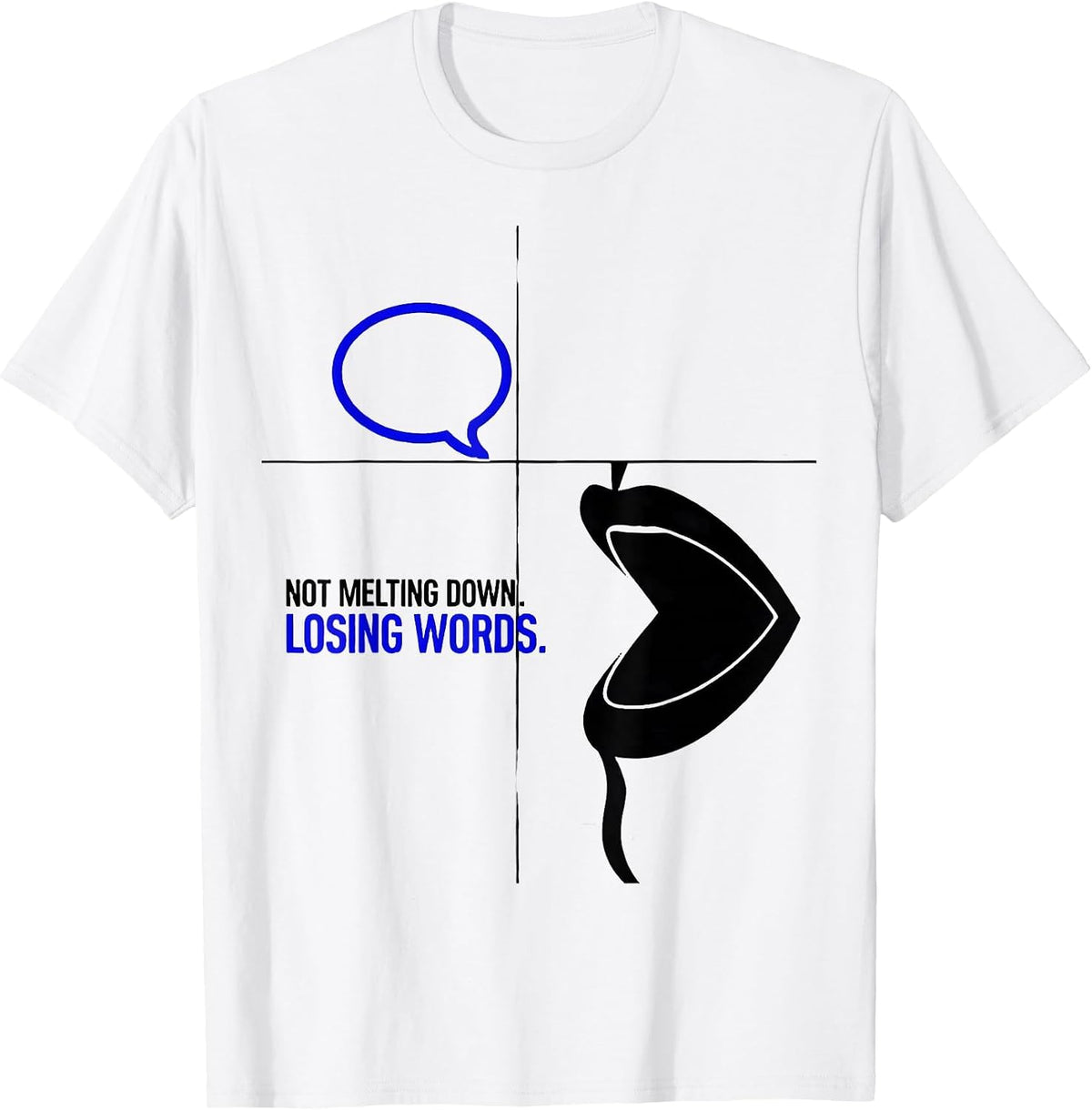 Men's Not Melting Down Losing Words Special Education Teacher T-Shirt - White