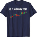 Cool Stock Market Art for Men Women Stock Trader Day Trading T-Shirt - Navy Blue