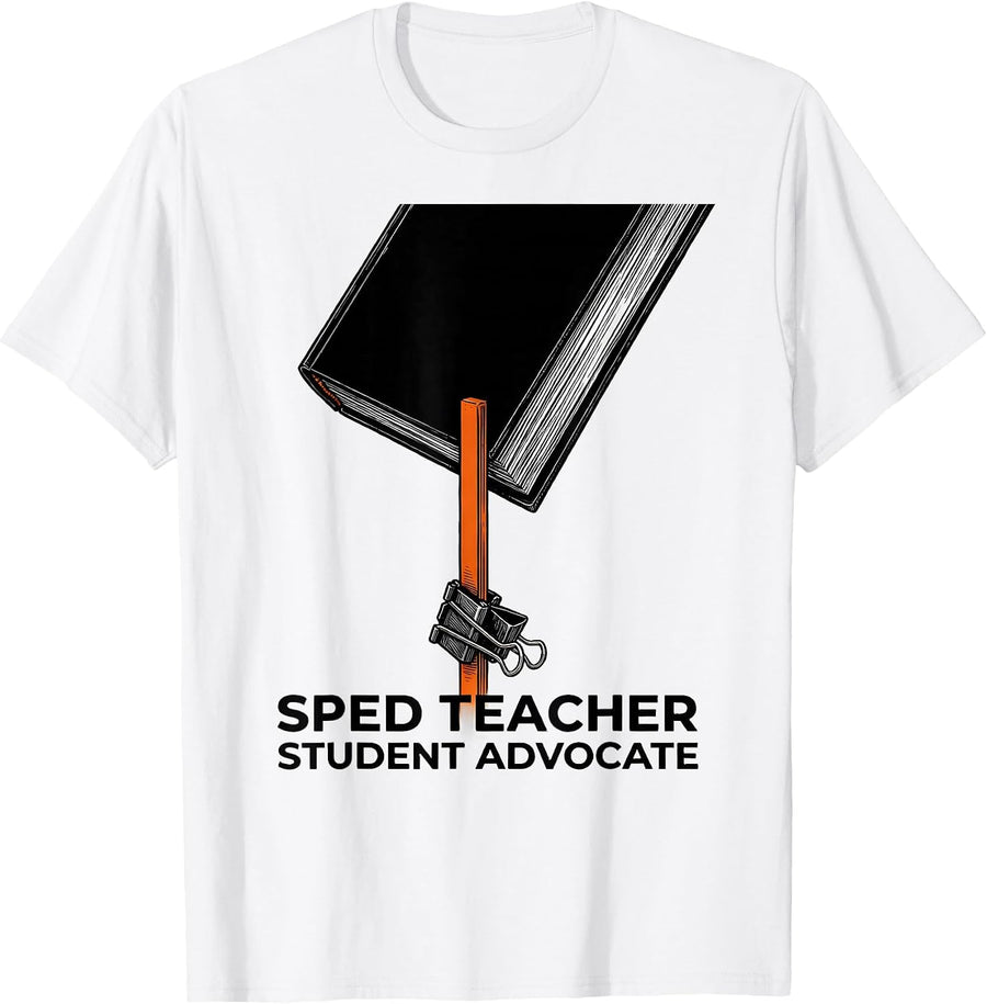 Men's SPED Teacher Student Advocate Special Education Autism T-Shirt - White