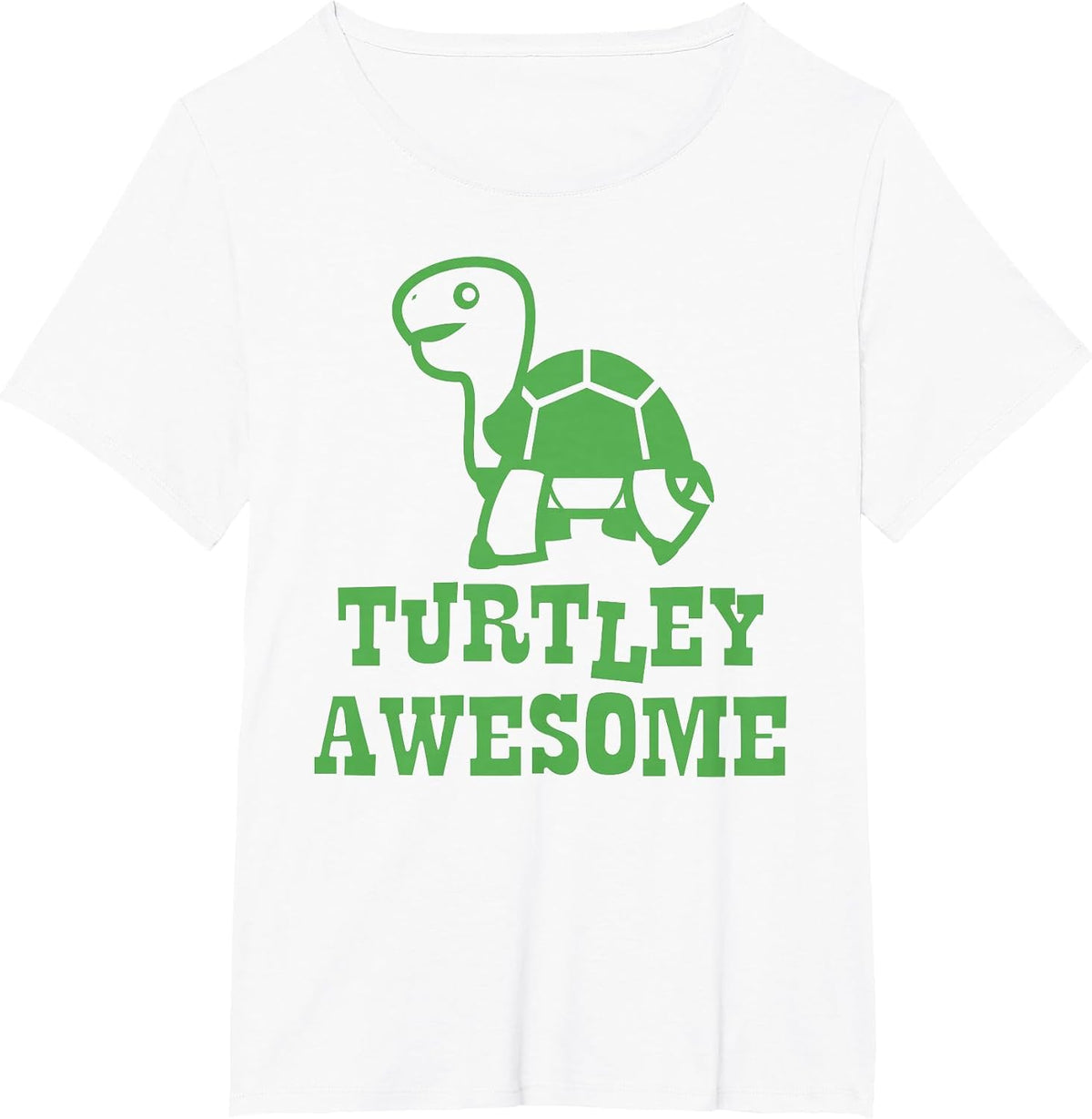 Turtley Awesome Funny Turtle Lover Cute Tween Boy Girl Kids T-Shirt - White