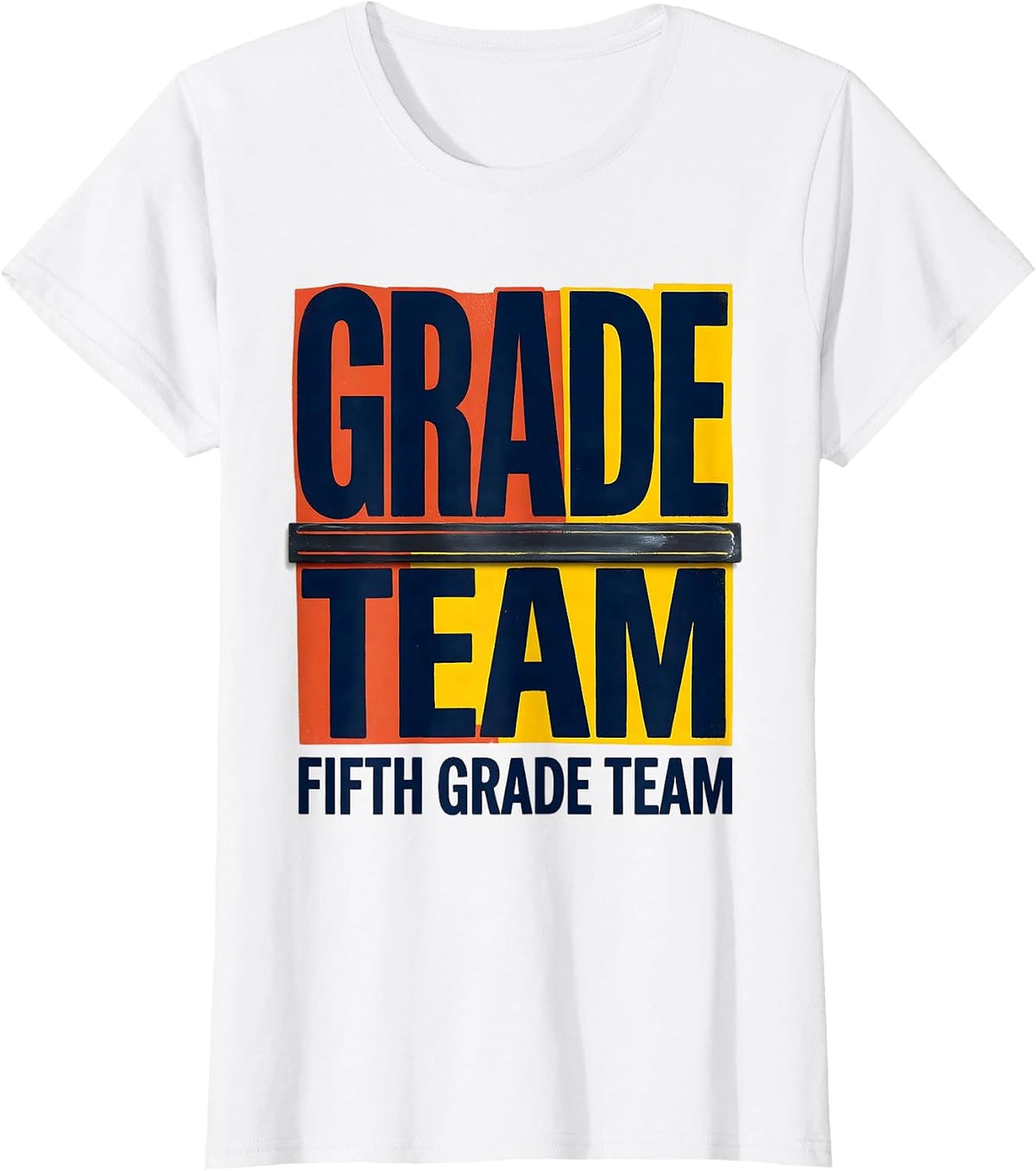 Fifth Grade Team Back to School Teacher Student 5th Grade T-Shirt - White