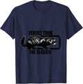 Ferret Took The Glasses Funny Ferret Lover Gift Christmas T-Shirt - Navy Blue