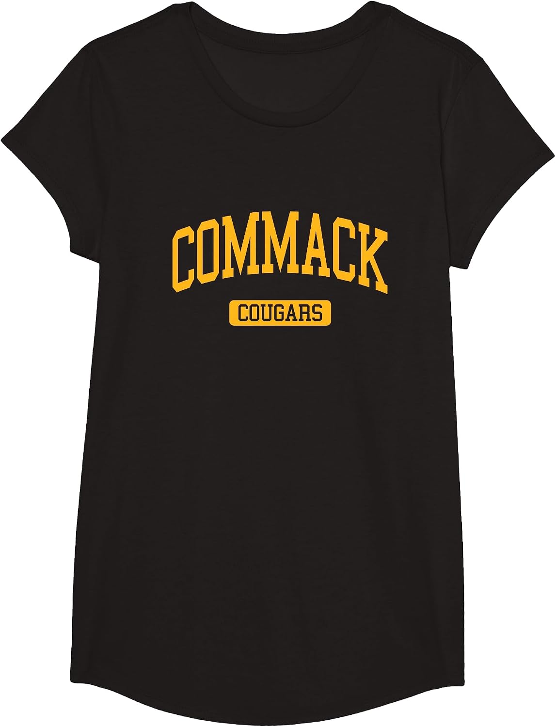 Commack High School HS Commack NY Varsity Sports T-Shirt - Girls Black