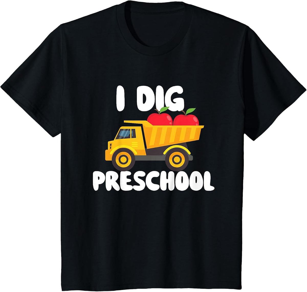 I Dig Preschool - Teacher Student School T-Shirt - Black