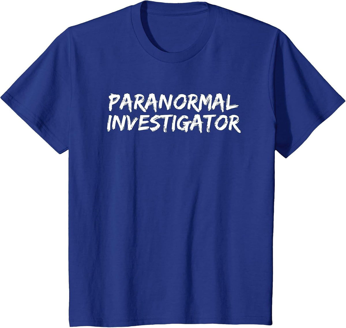 Paranormal Investigator Ghost Hunting EVP Halloween T-Shirt - Royal Blue