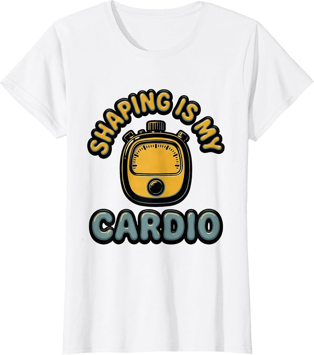 Shaping Is My Cardio Special Education Teacher ABA SPED T-Shirt - White
