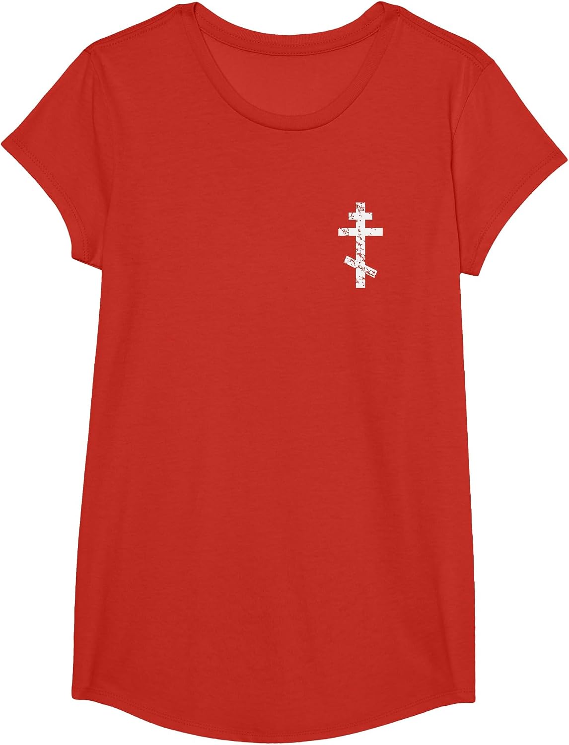 Russian, Greek, Byzantine, Western Rite Orthodox T-Shirt T-Shirt - Girls Red