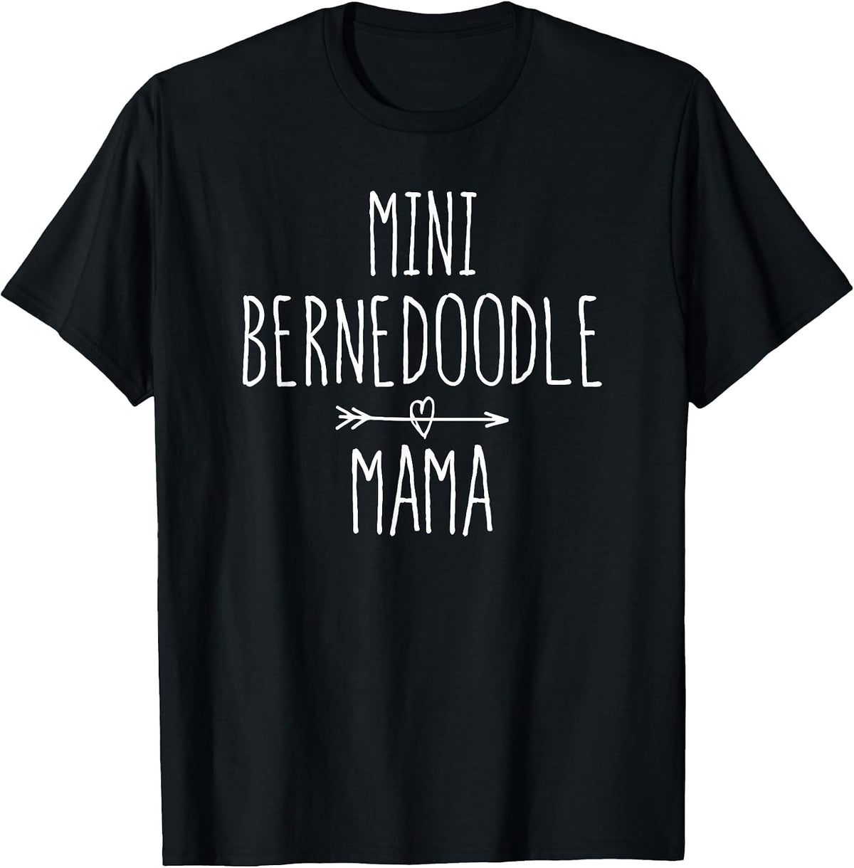 Mini Bernedoodle Mama T-Shirt - Black