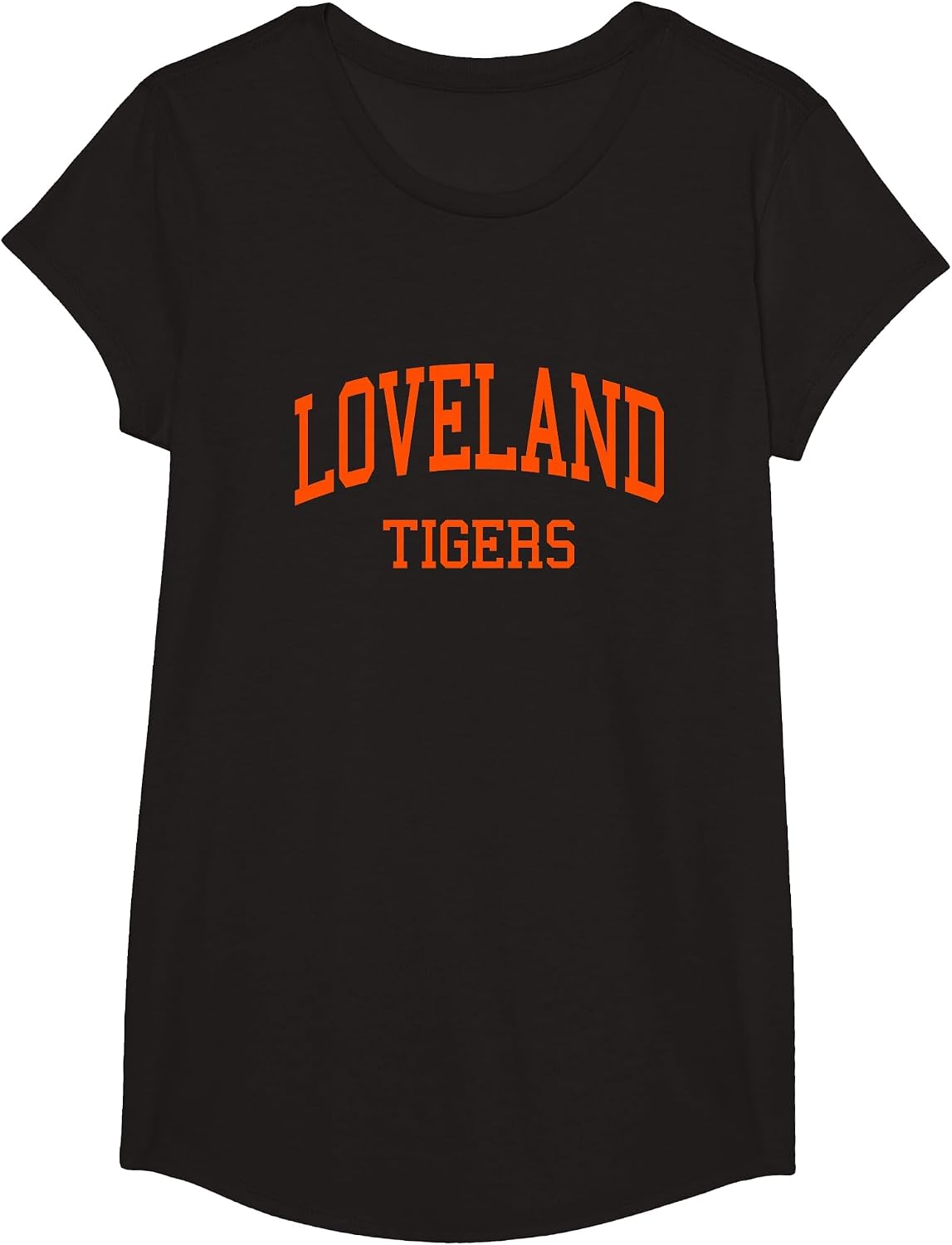 Loveland High School HS Loveland OH Retro Sports T-Shirt - Girls Black