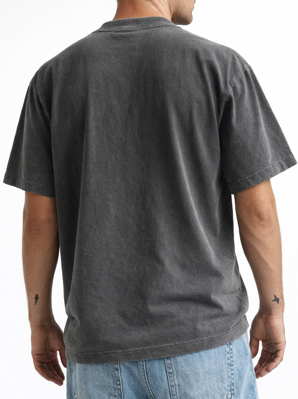 Shaka Wear Dogs & Bald Eagle Thunder - Faded Max-Heavyweight 7.5oz Oversized Tshirt - size chart