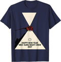 Happy New Year, Med-Surg Night Crew 2027 Nurse T-Shirt - Navy Blue