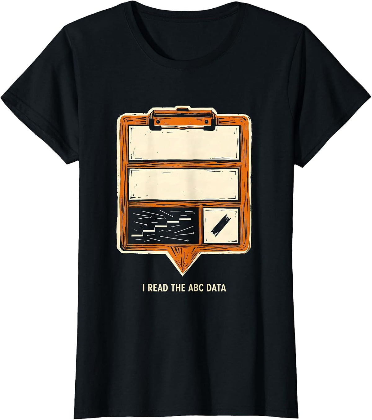 I Read The ABC Data Funny Special Education Teacher Sped T-Shirt - Black
