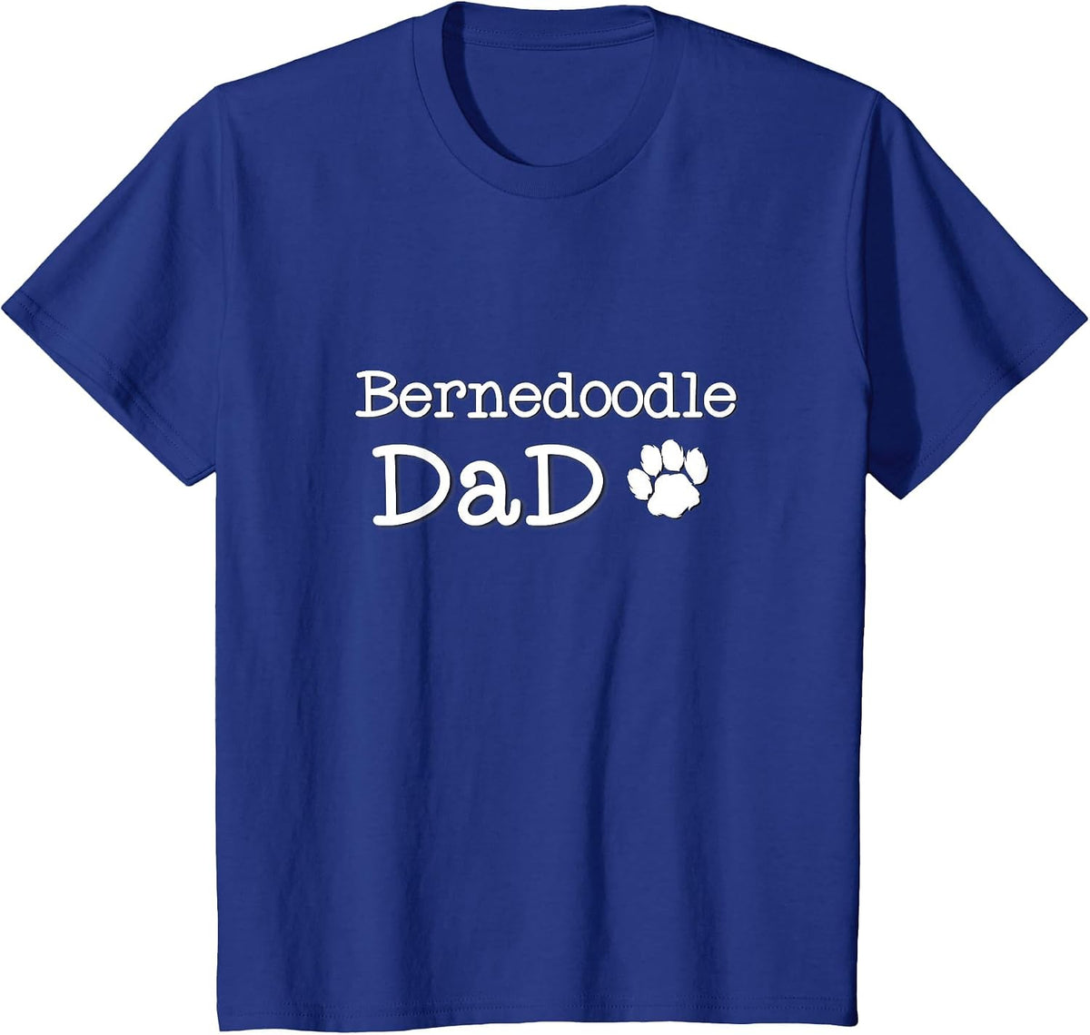 Bernedoodle Dad T-Shirt - Royal Blue