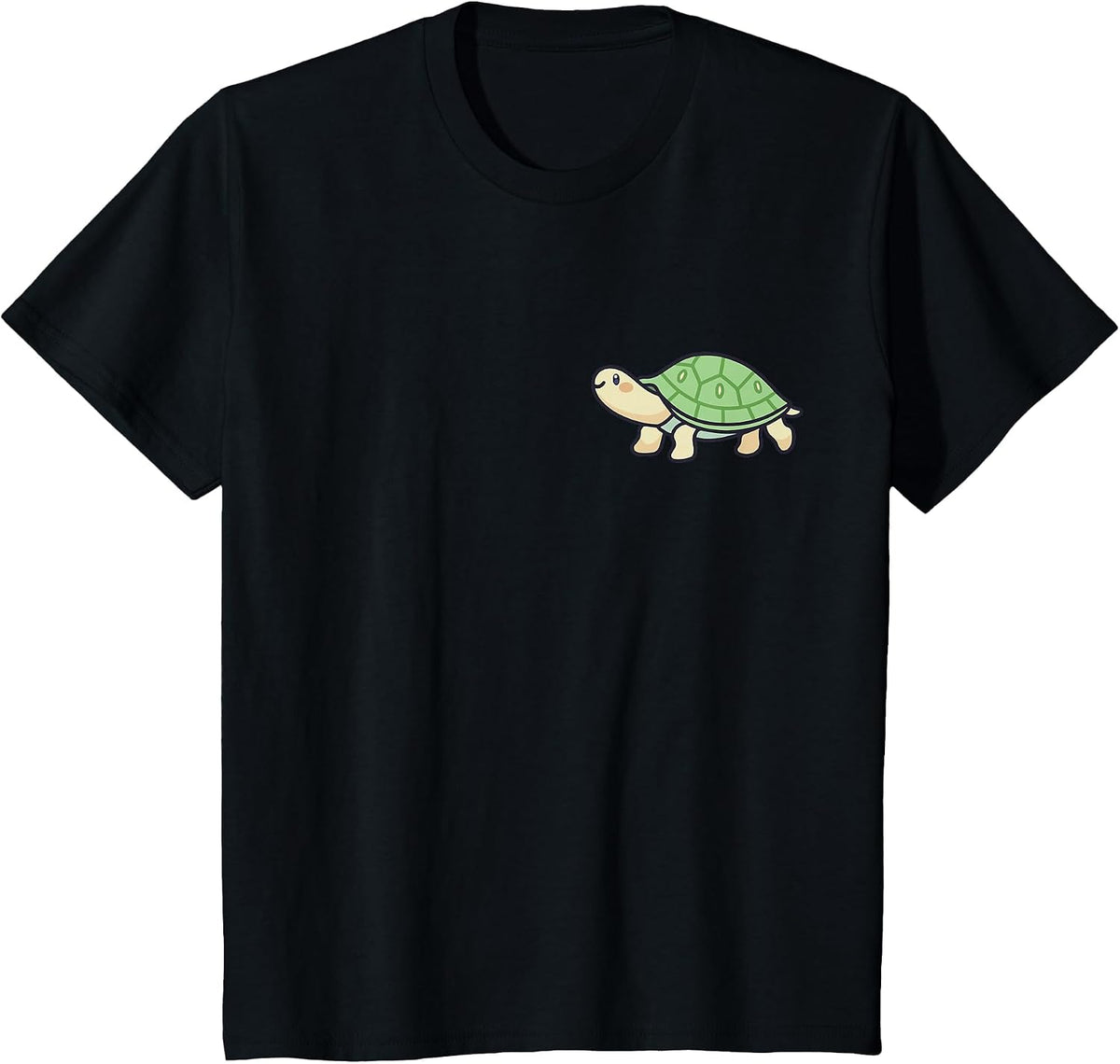 Turtle Animal Aesthetic Kawaii Lover Owner Cute T-Shirt - Black