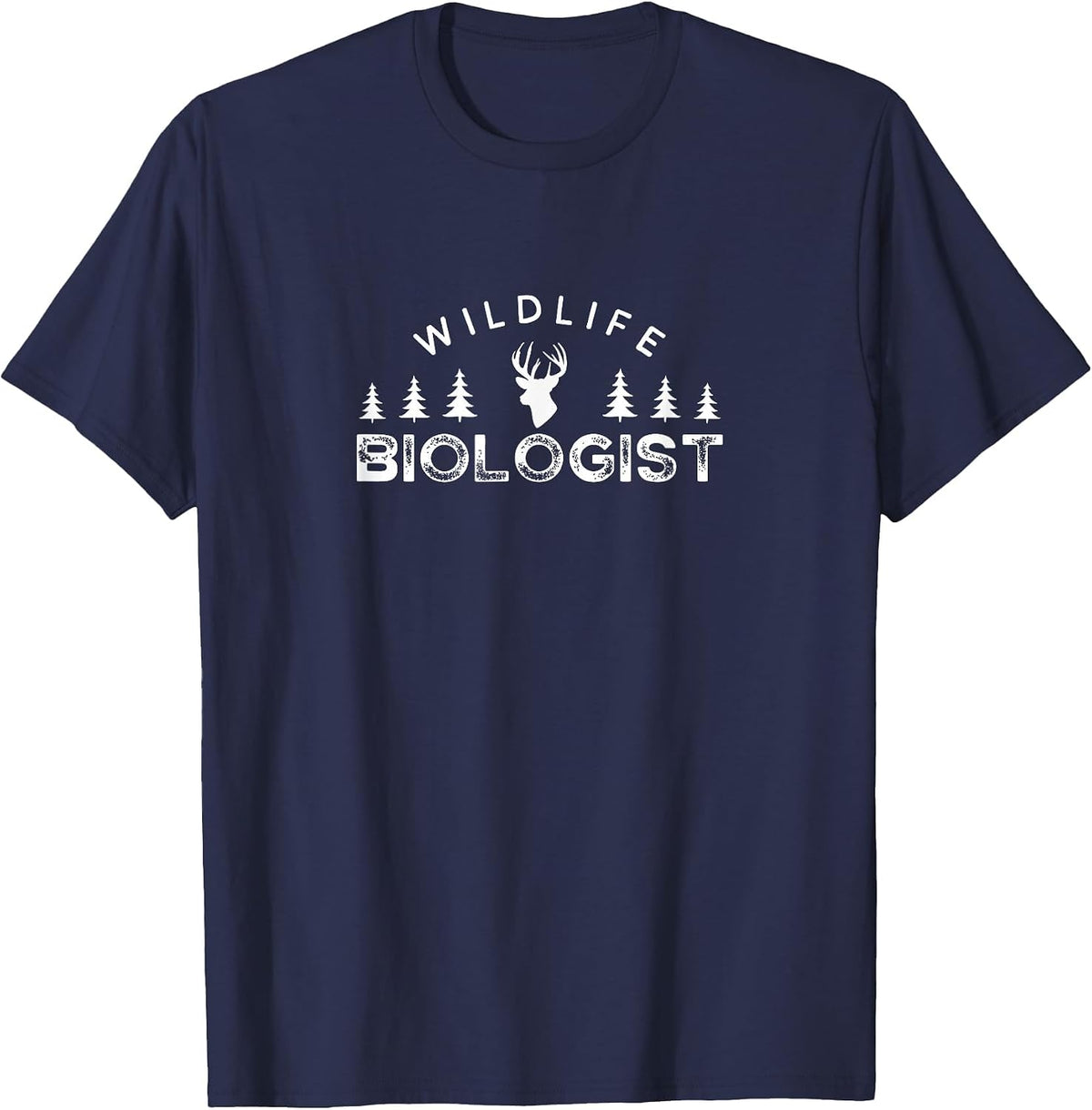 Wildlife Biologist Biologists Job Biology T-Shirt - Navy Blue