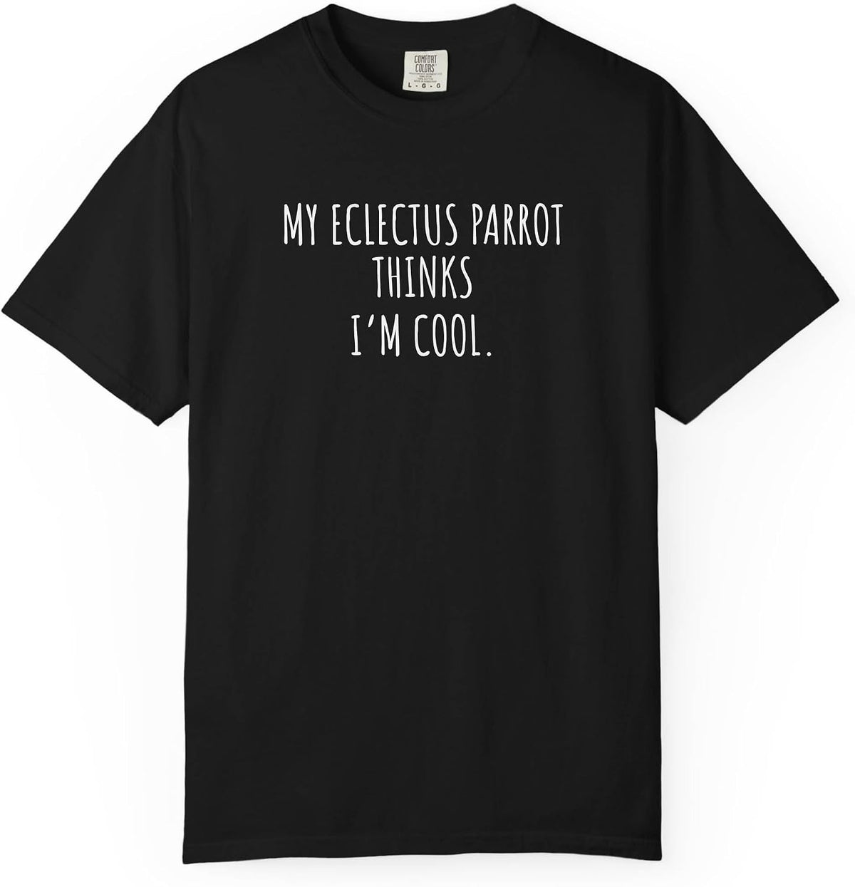 Funny Eclectus Parrot Pet Lovers Cool Men T-Shirt - Black