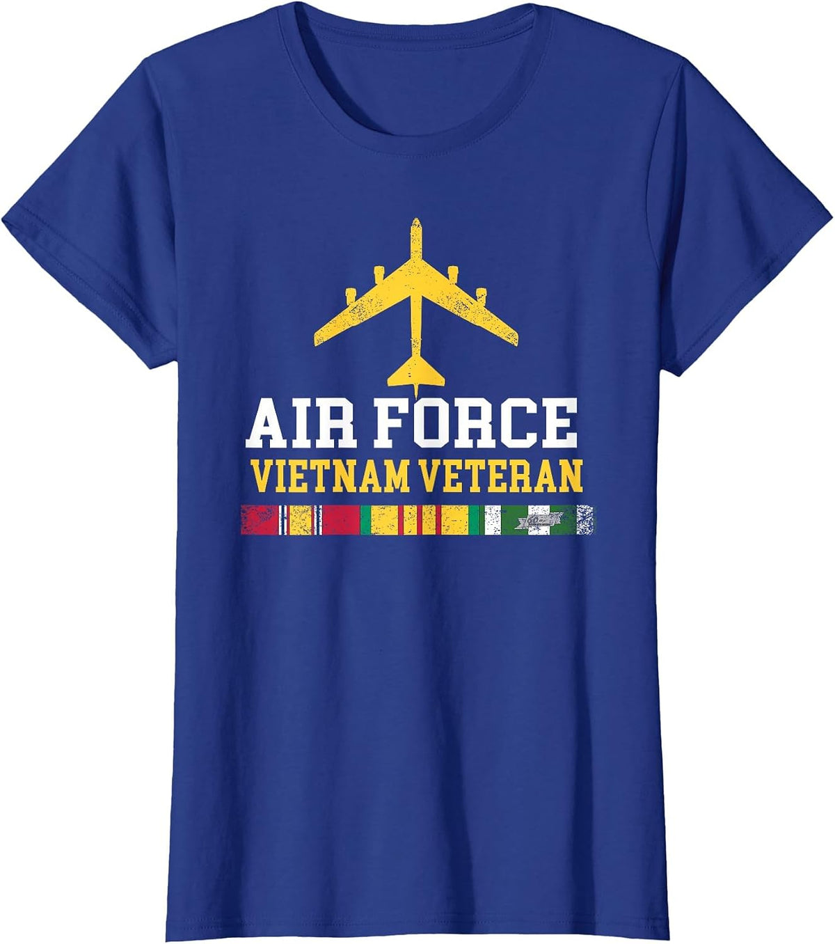 Air Force Vietnam Veteran Shirt Vietnam War B52 T-Shirt - Royal Blue