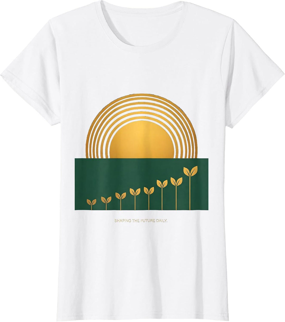 Shaping The Future Daily Kindergarten Teacher T-Shirt - White