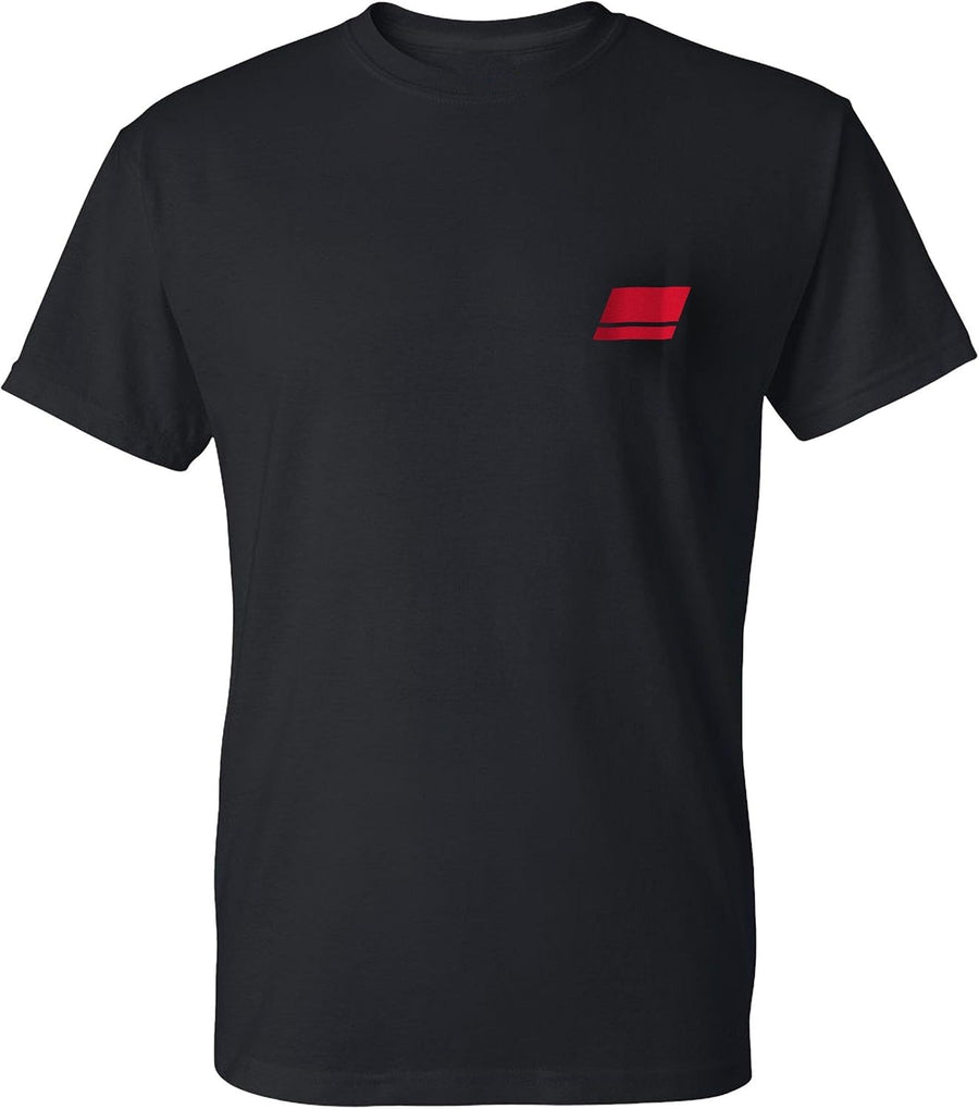 Abu Garcia Men's Standard Patch Logo Short Sleeve T-Shirt, Black, S - As Pictured