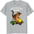 Cat Dad T-Shirt Norwegian Forest Cat Kawaii Mossy Trail Tee - S3