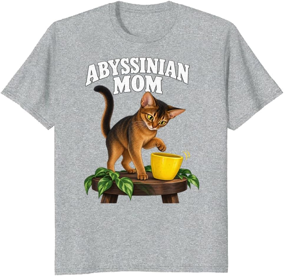 Cat Dad T-Shirt Norwegian Forest Cat Kawaii Mossy Trail Tee - S3