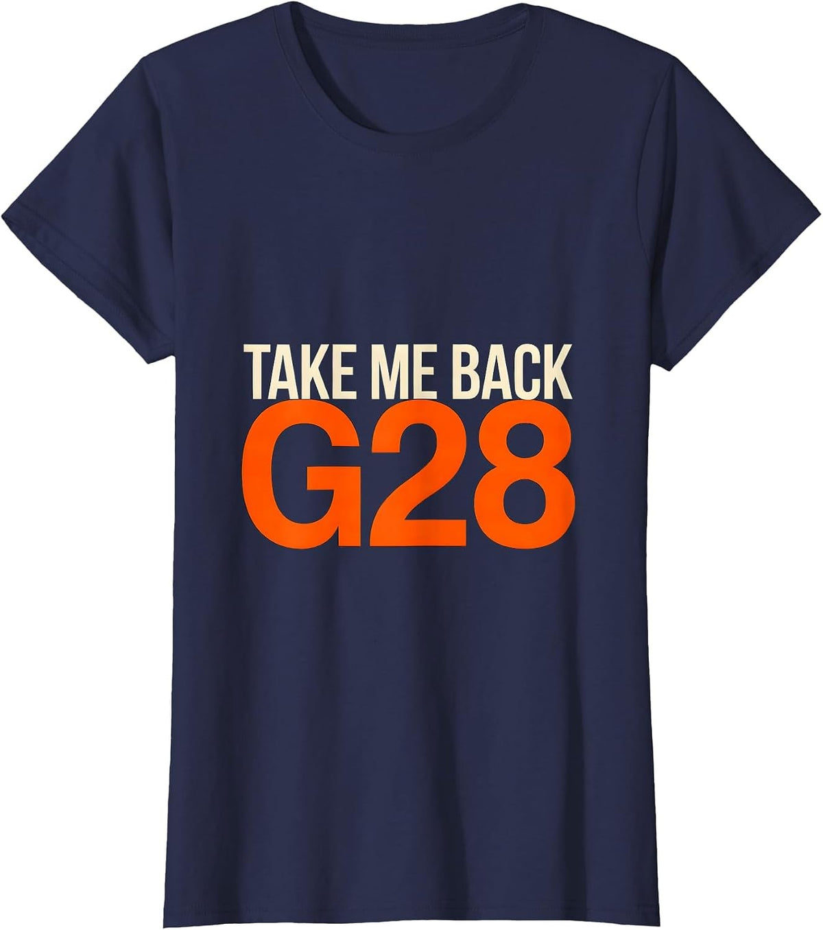 Women's Take Me Back G28 Funny CNC Machinist Trade Jargon Humor T-Shirt - Navy Blue