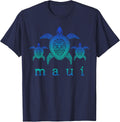 Maui Hawaii Turtle Diving Souvenir Diver T-Shirt - Navy Blue