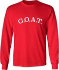 zerogravitee G.O.A.T. Adult Long Sleeve T-Shirt - Red