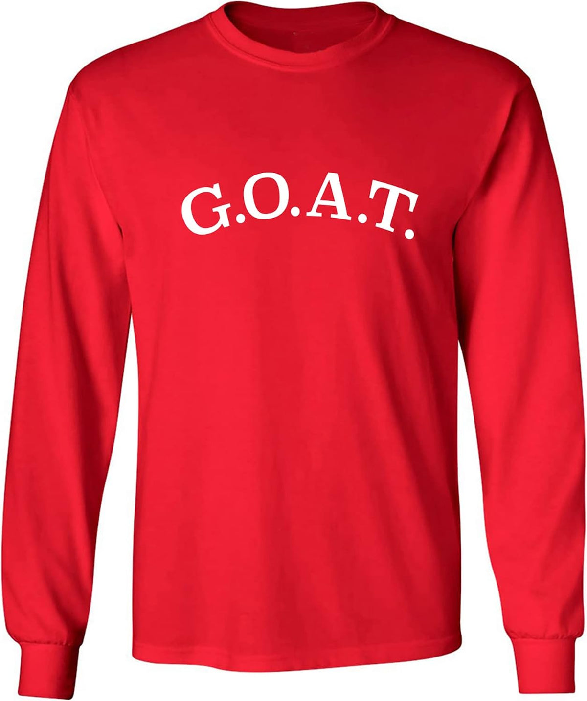 zerogravitee G.O.A.T. Adult Long Sleeve T-Shirt - Red