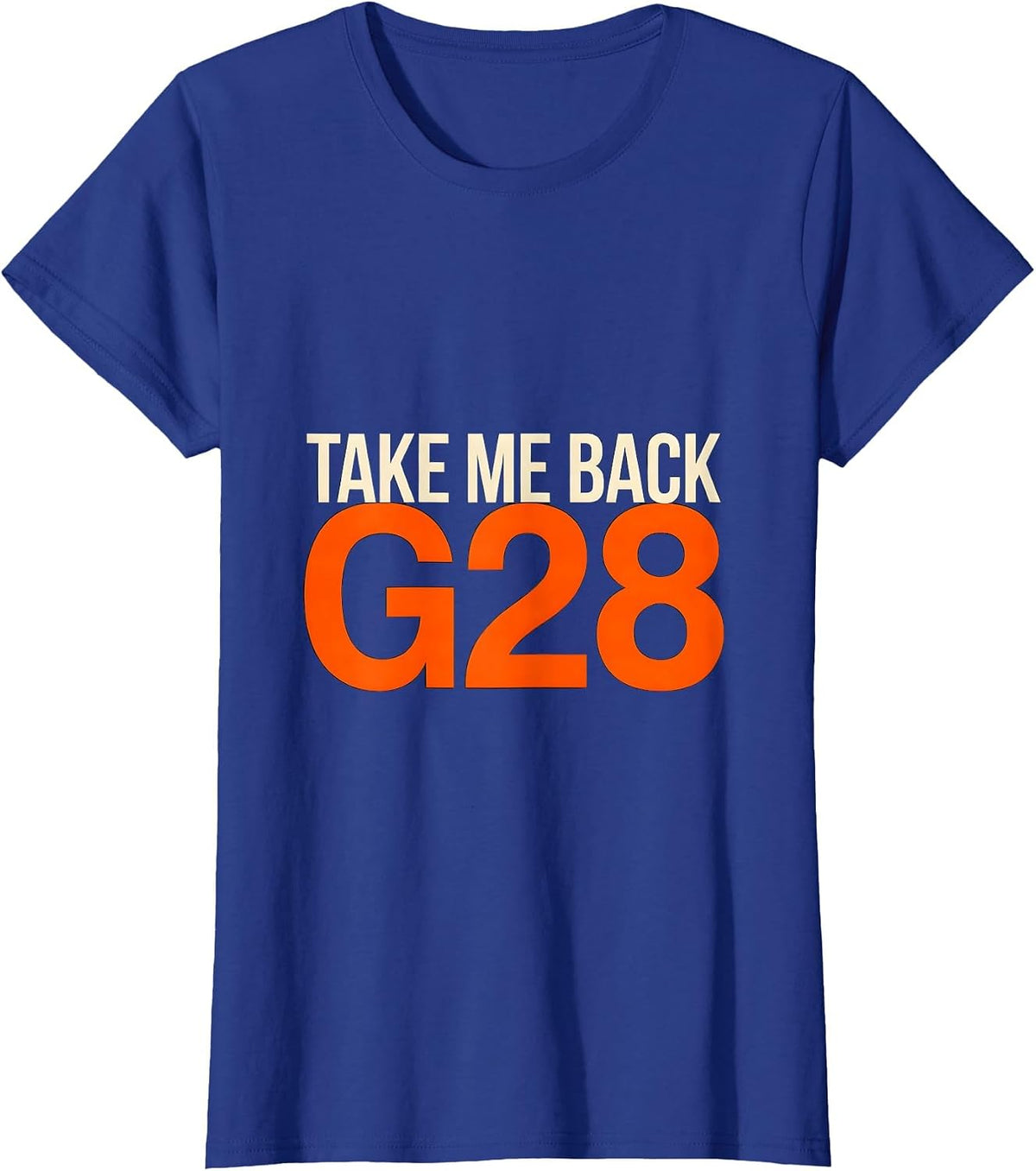 Women's Take Me Back G28 Funny CNC Machinist Trade Jargon Humor T-Shirt - Royal Blue