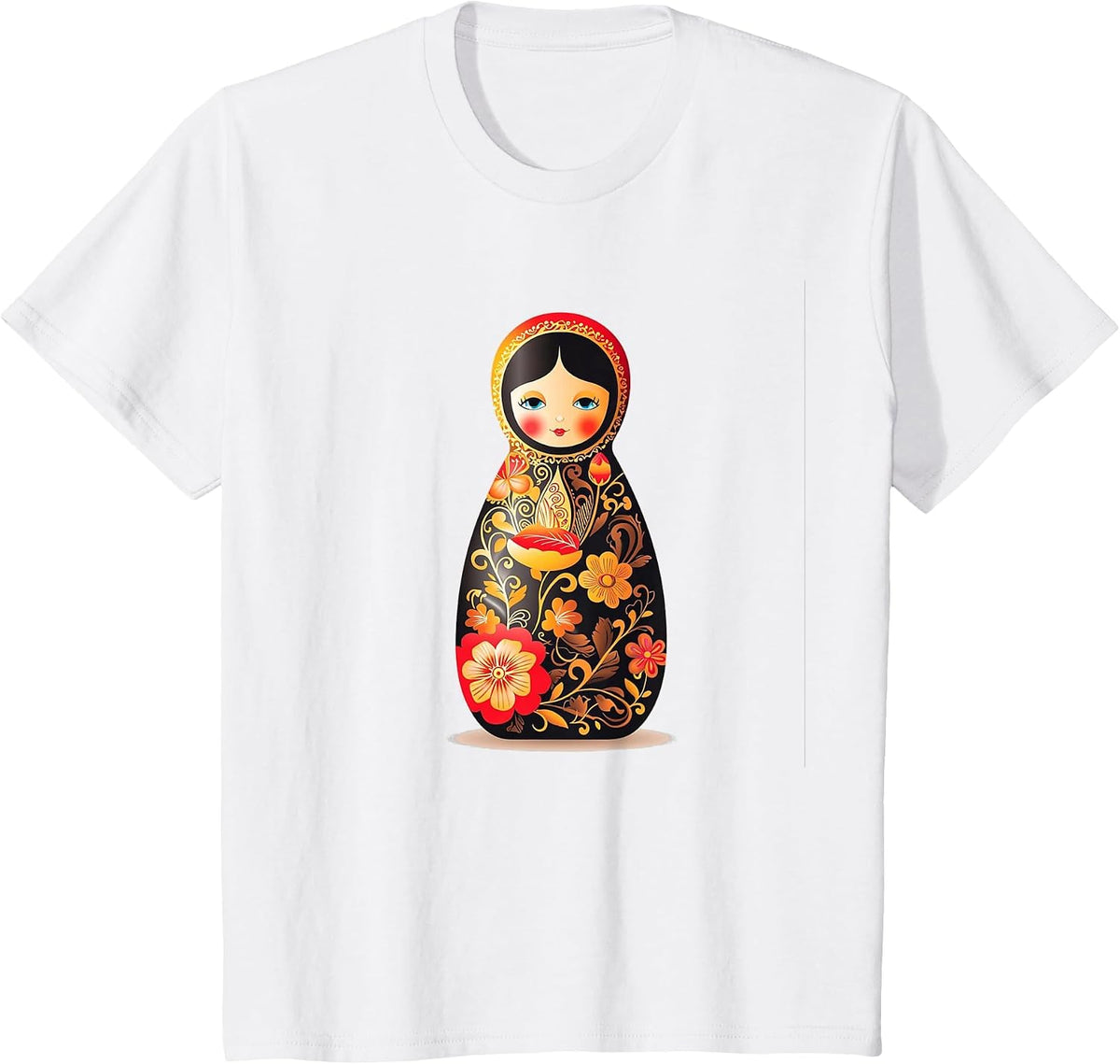 Funny Stacking Russian Doll Costume T-Shirt - White