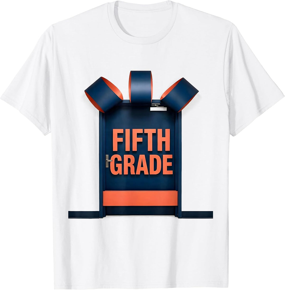 Men's Fifth Grade Cute Preppy Back To School Girl Teacher T-Shirt - White