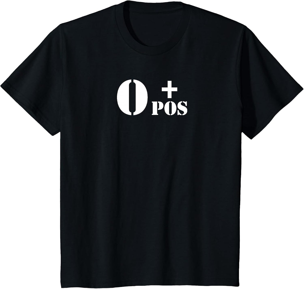 Blood Type O Positive T-Shirt - Black