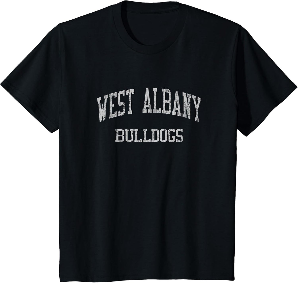 West Albany High School HS Albany OR Vintage Sports T-Shirt - Black