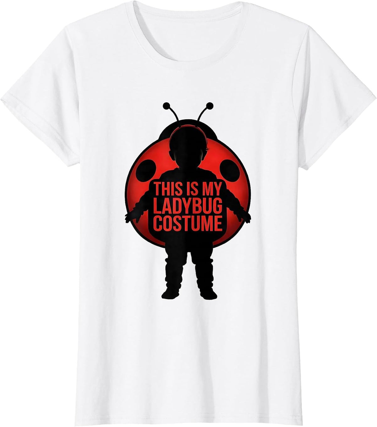 This Is My Ladybug Costume Cute Halloween Ladybug Squad T-Shirt - White