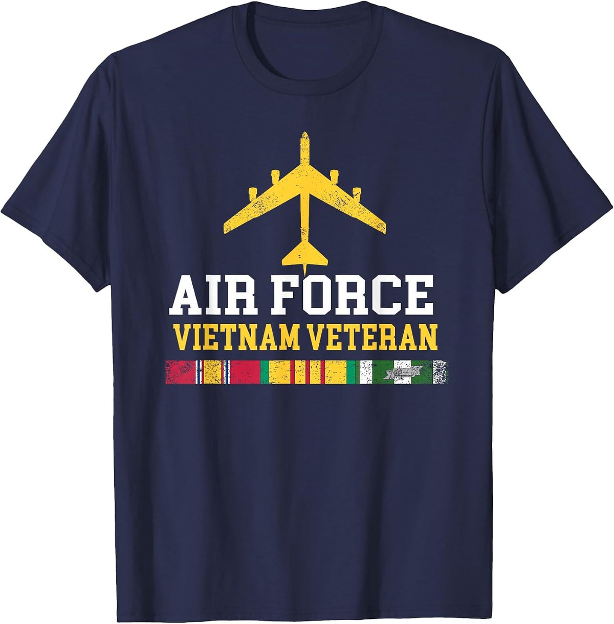 Air Force Vietnam Veteran Shirt Vietnam War B52 T-Shirt - Navy Blue