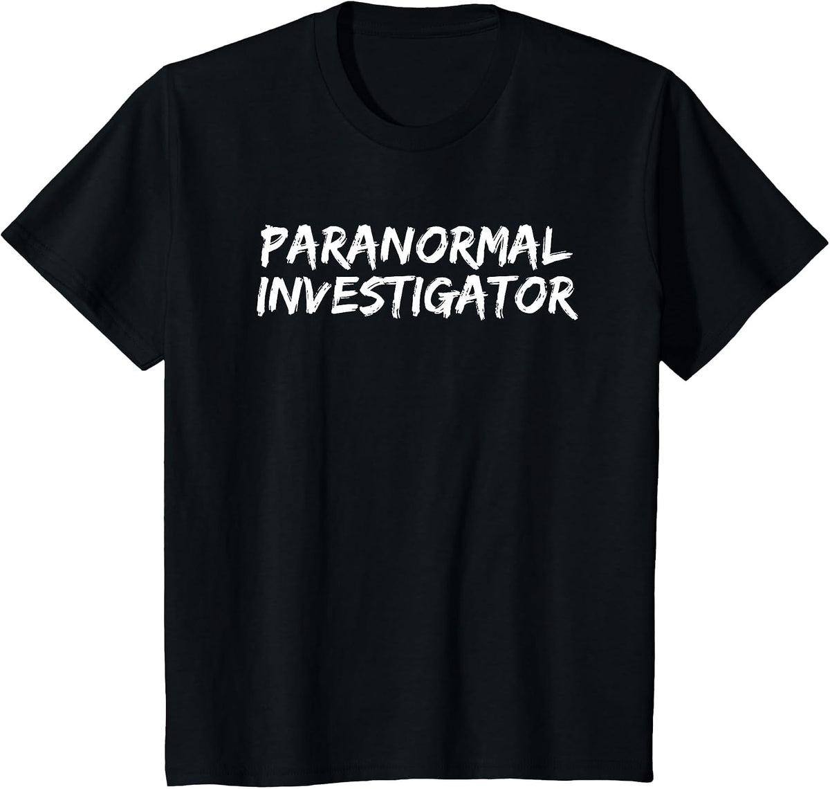 Paranormal Investigator Ghost Hunting EVP Halloween T-Shirt - Black