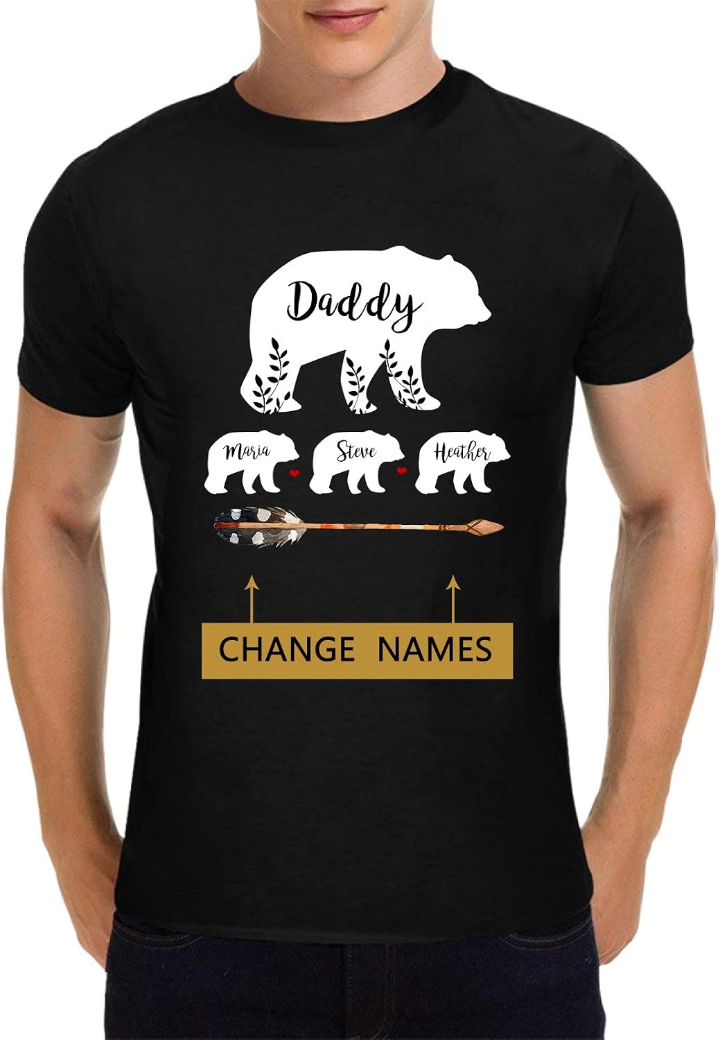 Funny Dad T-Shirt, Custom T Shirt for Dad Bonus Dad Stepdad, Personalized Dad Tee - Design #4