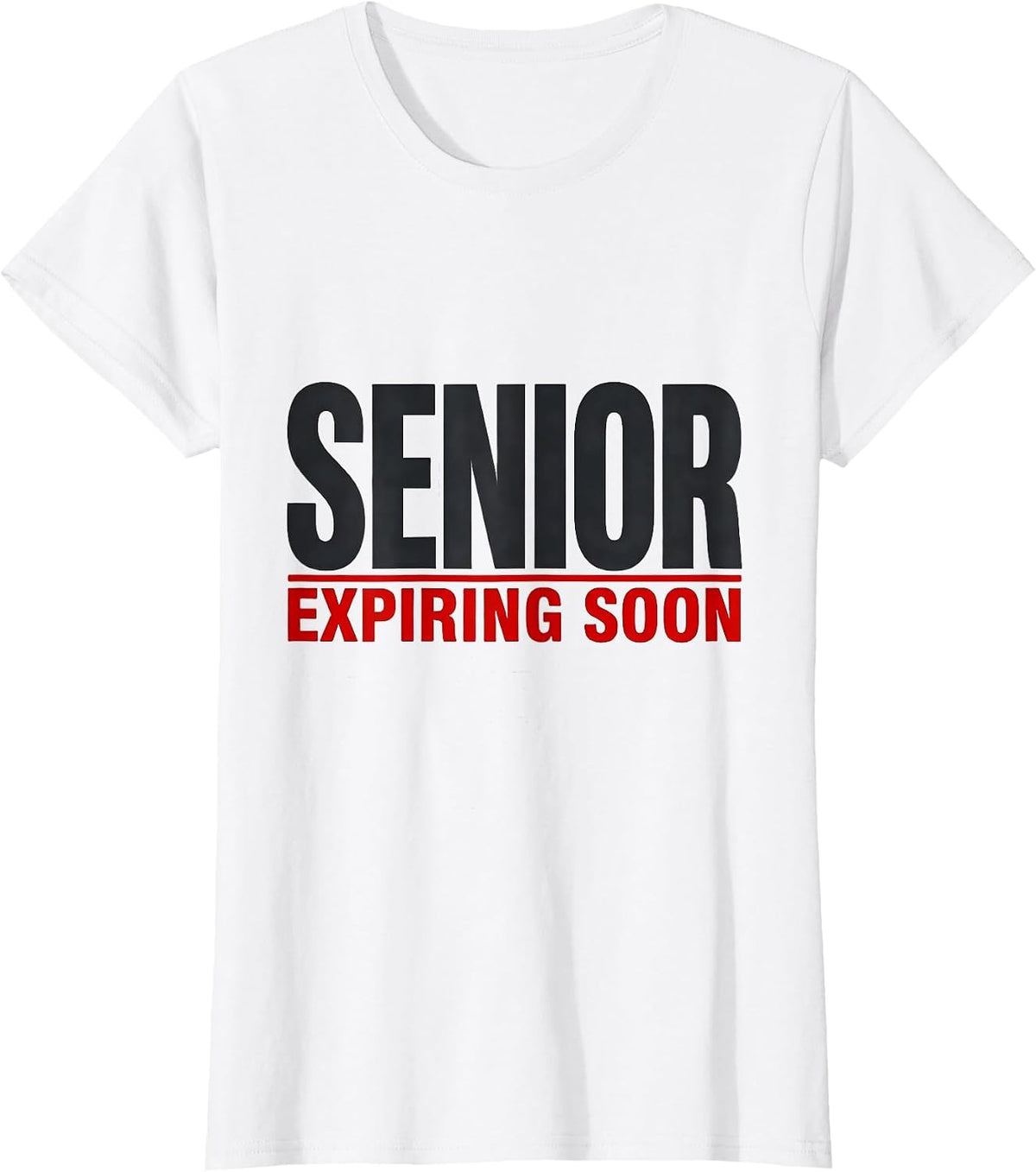 Senior Expiring Soon Funny College Student Gift T-Shirt - White