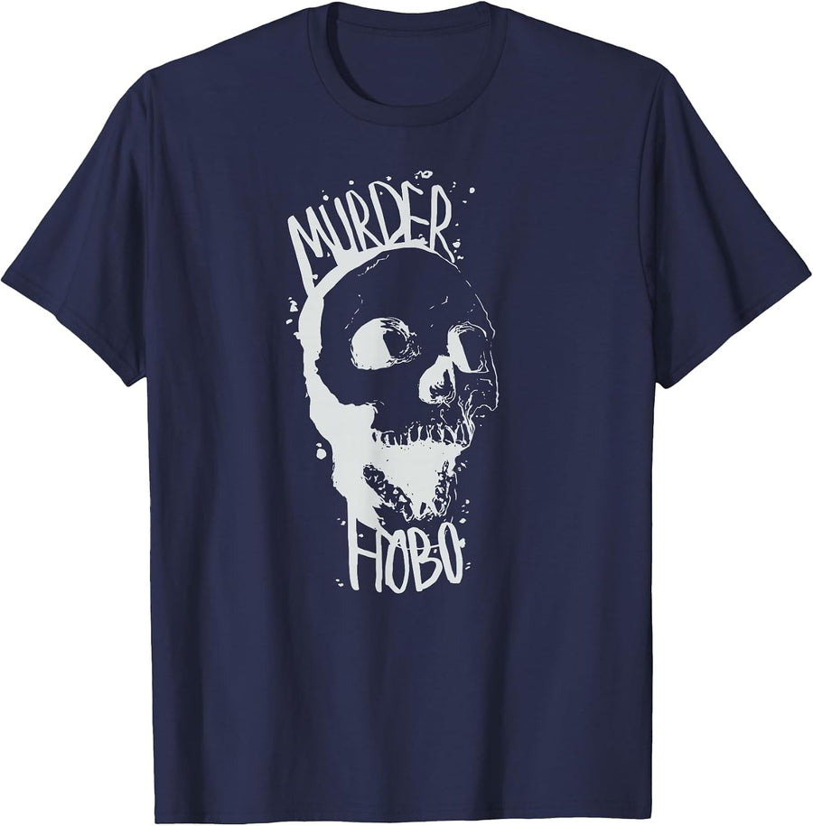 Murder Hobo Tabletop RPG Role-Playing Game T-Shirt - Navy Blue